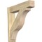Ekena Millwork Funston Block Rough Sawn Outlooker, Douglas Fir, 8"W x 36"D x 36"H OUT08X36X36FST05RDF - alternate 1